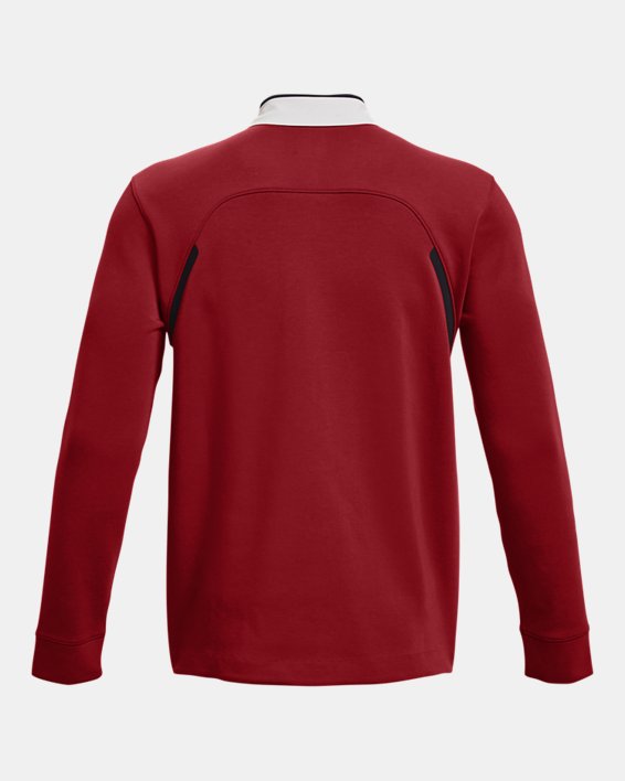 Unisex UA Rose Rugby Shirt, Red, pdpMainDesktop image number 9